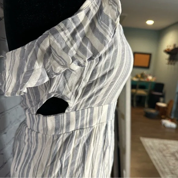 Altar'd State Striped Sleeveless Jumpsuit - Picture 2 of 5